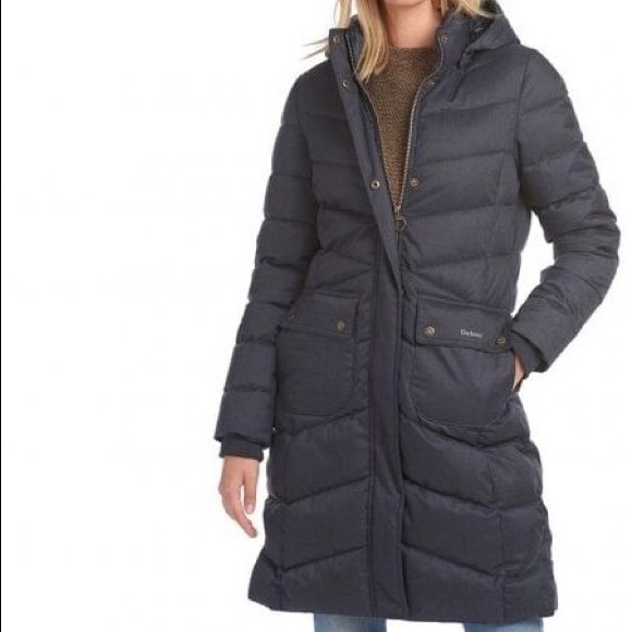 Barbour Womens Kingston Quilted Parka 